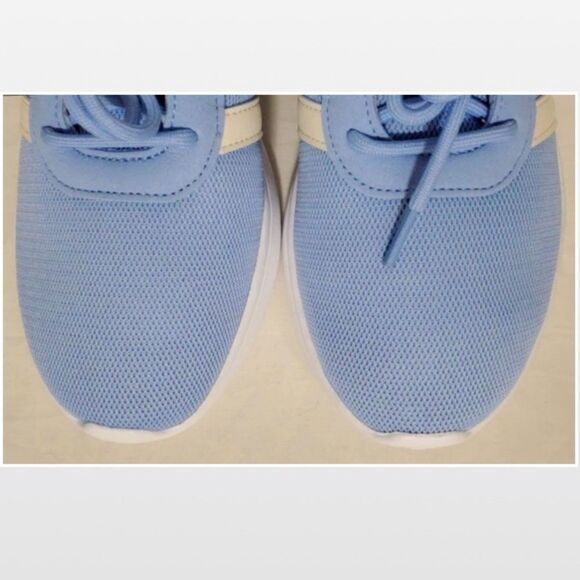 New Adidas Shoes Womens Size 6.5 Blue White Athletic Active Sneakers Logo NWT - Picture 6 of 16